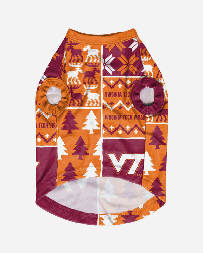 Virginia Tech Hokies Busy Block Dog Sweater FOCO - FOCO.com