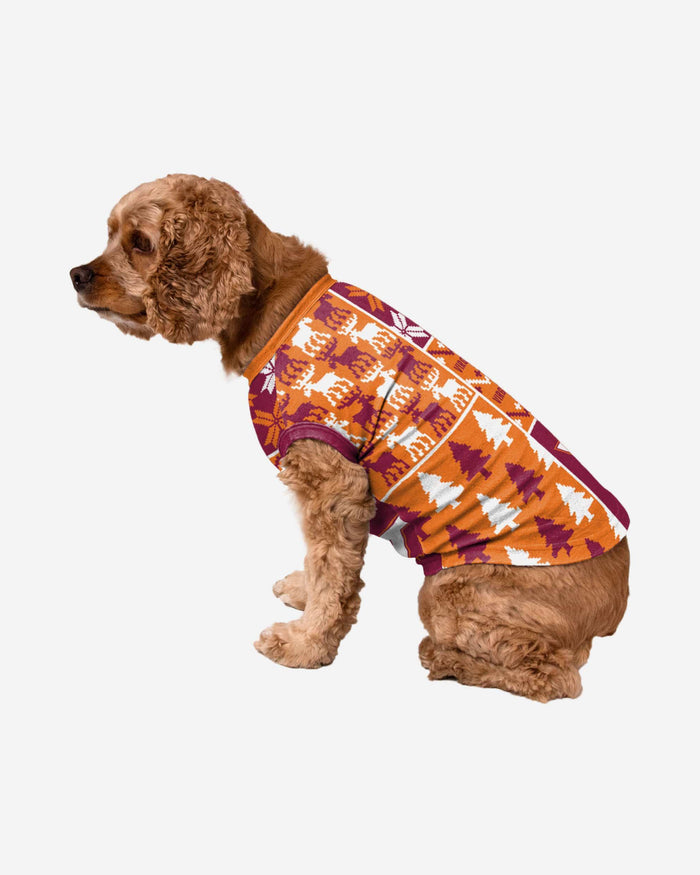 Virginia Tech Hokies Busy Block Dog Sweater FOCO XS - FOCO.com