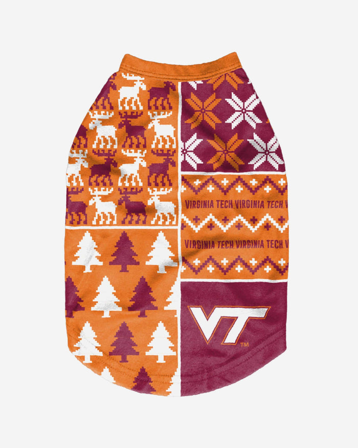 Virginia Tech Hokies Busy Block Dog Sweater FOCO - FOCO.com