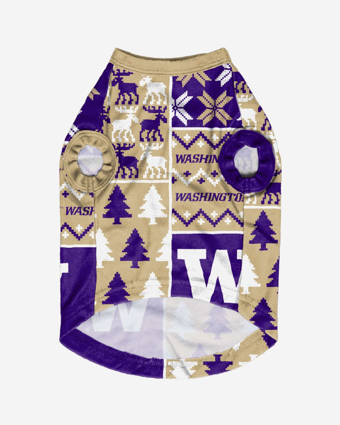 Washington Huskies Busy Block Dog Sweater FOCO - FOCO.com