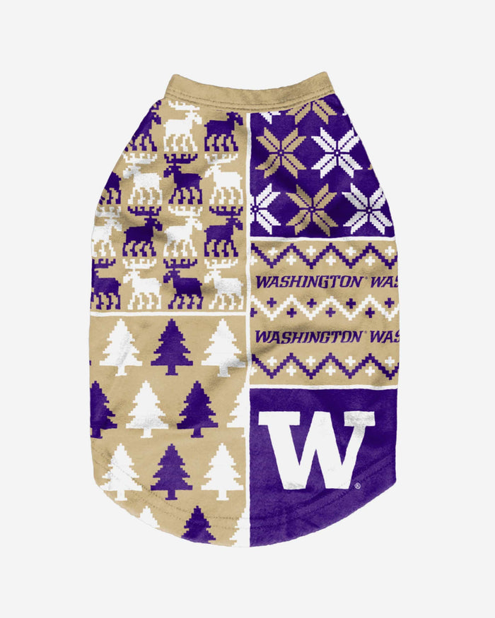 Washington Huskies Busy Block Dog Sweater FOCO - FOCO.com