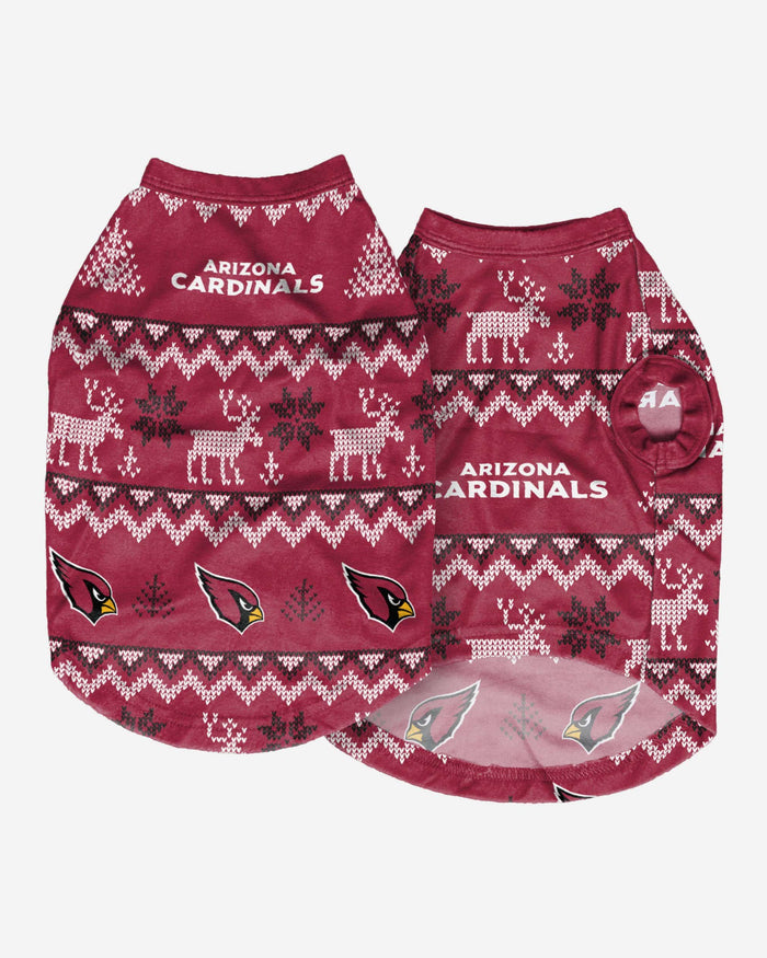 Arizona Cardinals Dog Family Holiday Ugly Sweater FOCO - FOCO.com