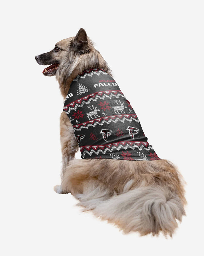 Atlanta Falcons Dog Family Holiday Ugly Sweater FOCO XS - FOCO.com