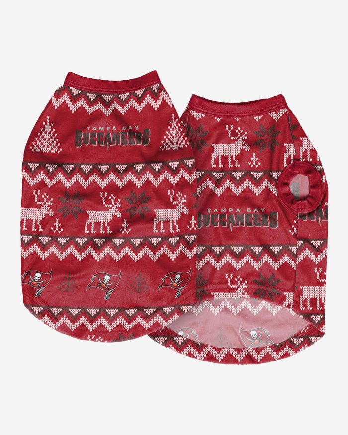 Tampa Bay Buccaneers Dog Family Holiday Ugly Sweater FOCO - FOCO.com