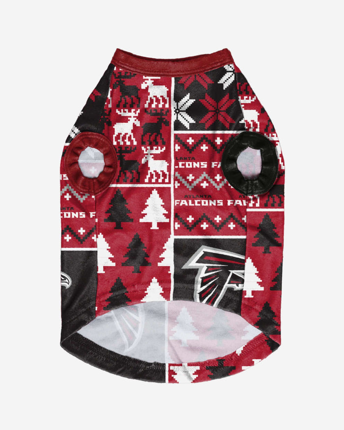 Atlanta Falcons Busy Block Dog Sweater FOCO - FOCO.com