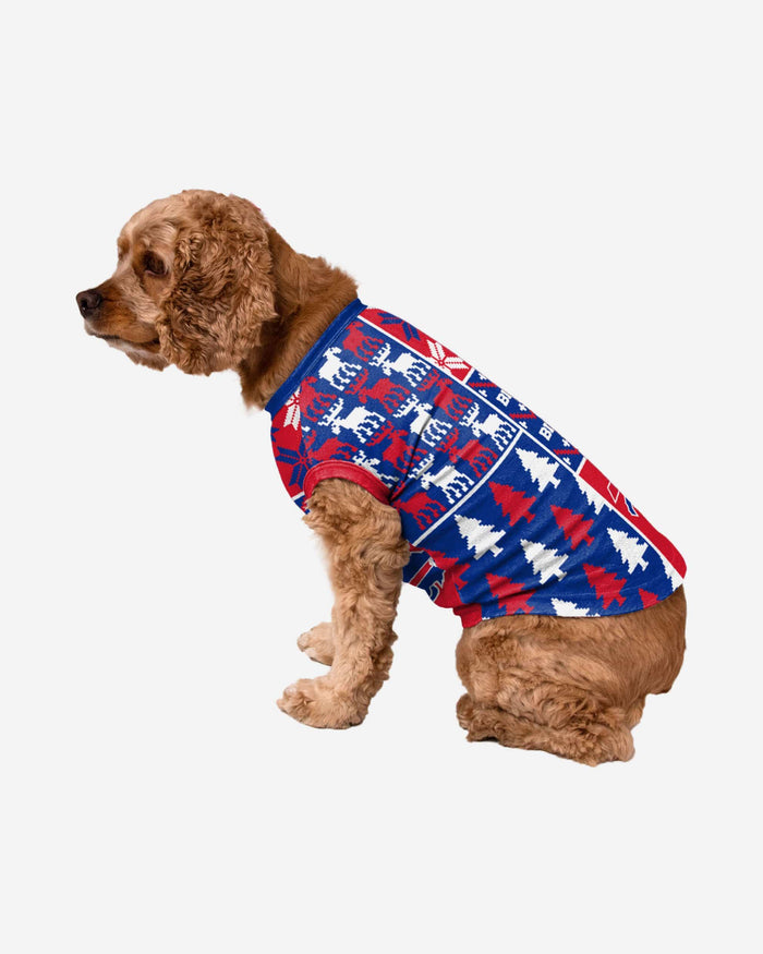 Buffalo Bills Busy Block Dog Sweater FOCO XS - FOCO.com