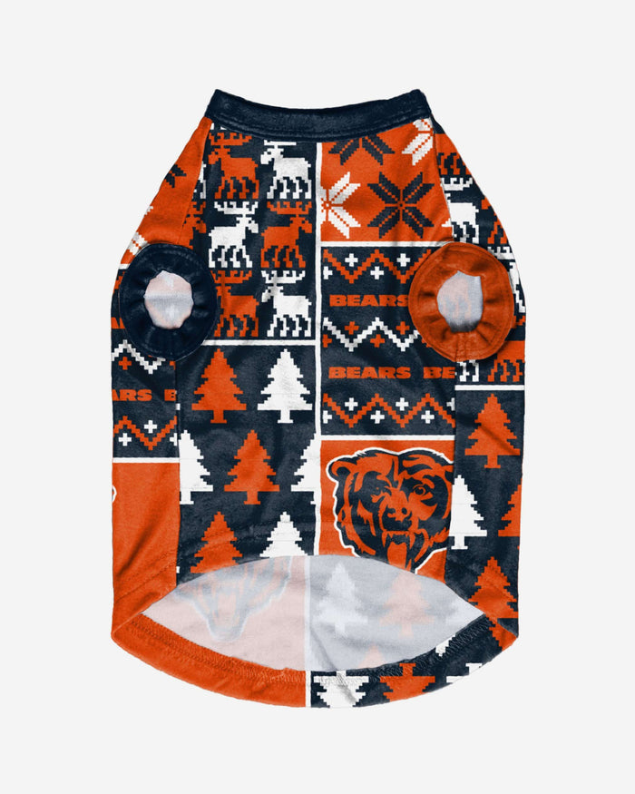 Chicago Bears Busy Block Dog Sweater FOCO - FOCO.com