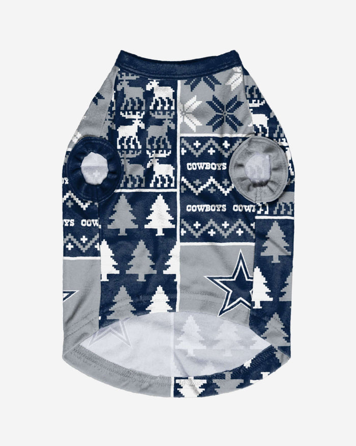 Dallas Cowboys Busy Block Dog Sweater FOCO - FOCO.com