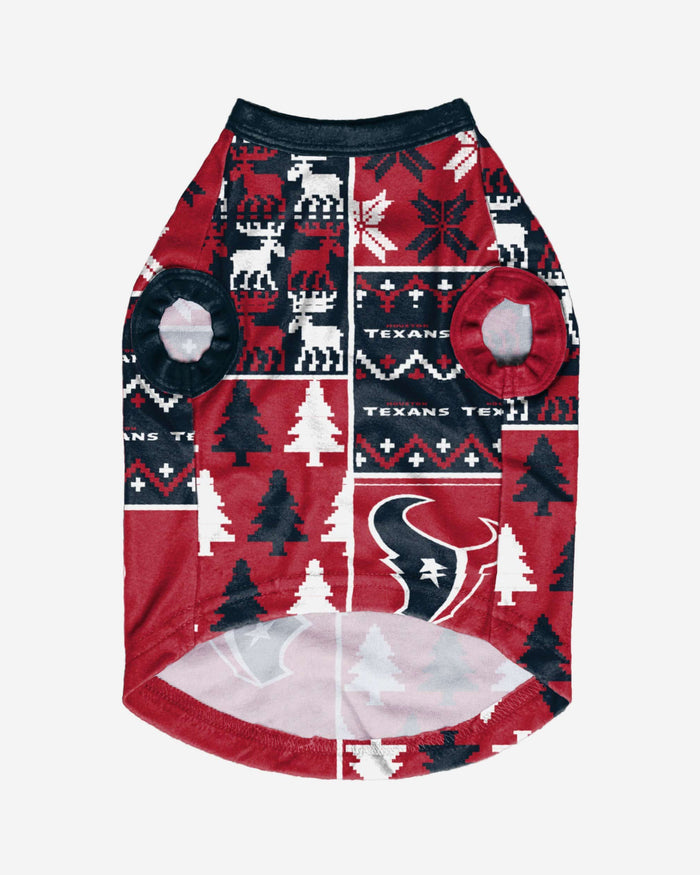 Houston Texans Busy Block Dog Sweater FOCO - FOCO.com