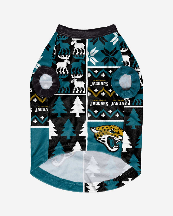 Jacksonville Jaguars Busy Block Dog Sweater FOCO - FOCO.com