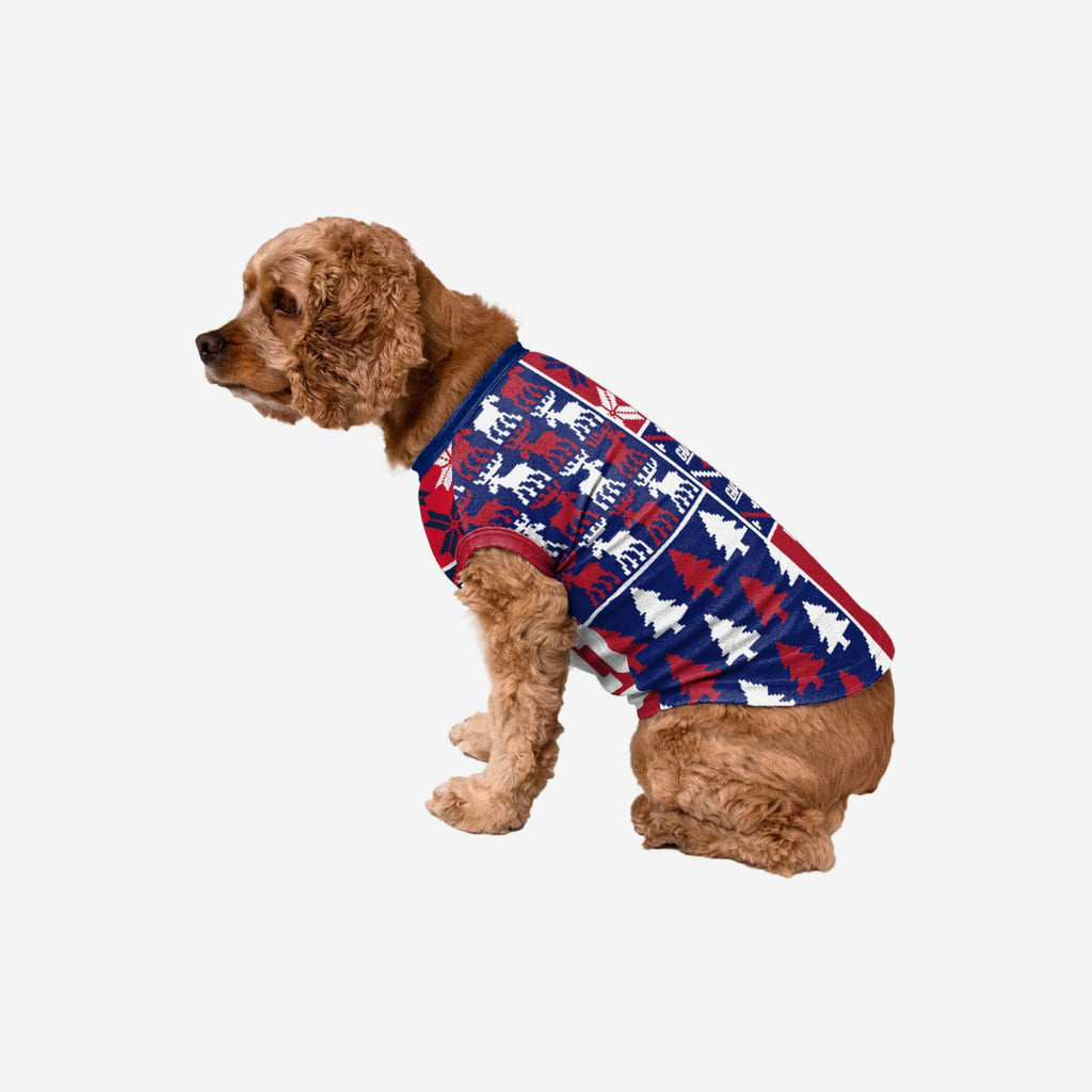 New York Giants Busy Block Dog Sweater FOCO XS - FOCO.com