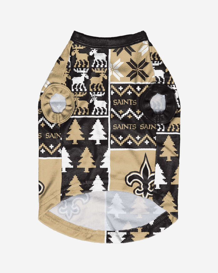 New Orleans Saints Busy Block Dog Sweater FOCO - FOCO.com