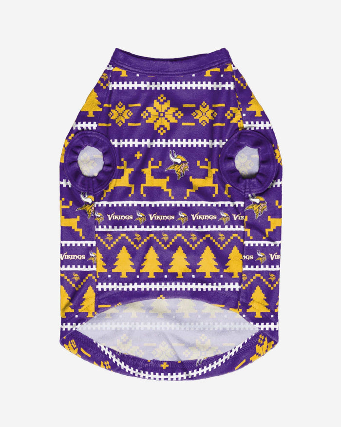 Minnesota Vikings Dog Family Holiday Sweater FOCO - FOCO.com