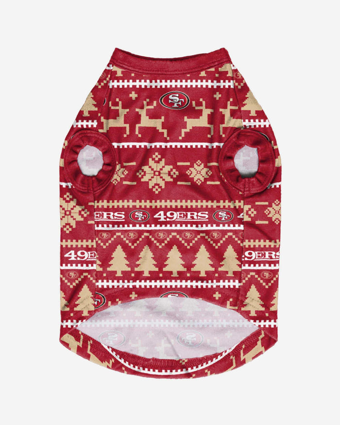 San Francisco 49ers Dog Family Holiday Sweater FOCO - FOCO.com