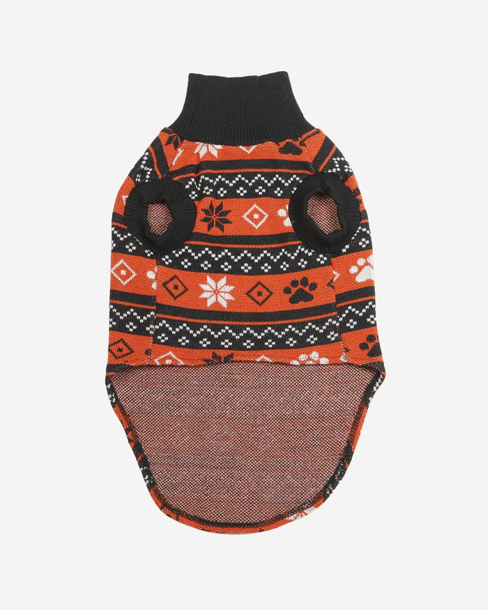 Chicago Bears Knitted Holiday Dog Sweater FOCO - FOCO.com