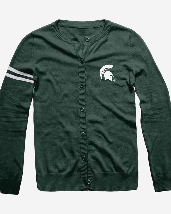 Michigan State Spartans Womens Varsity Cardigan FOCO - FOCO.com