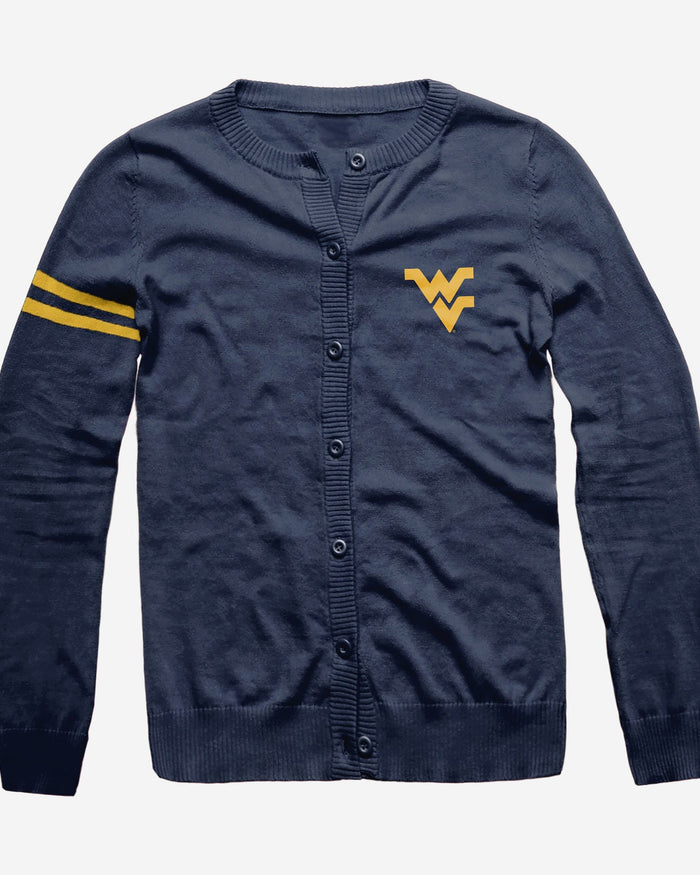 West Virginia Mountaineers Womens Varsity Cardigan FOCO - FOCO.com