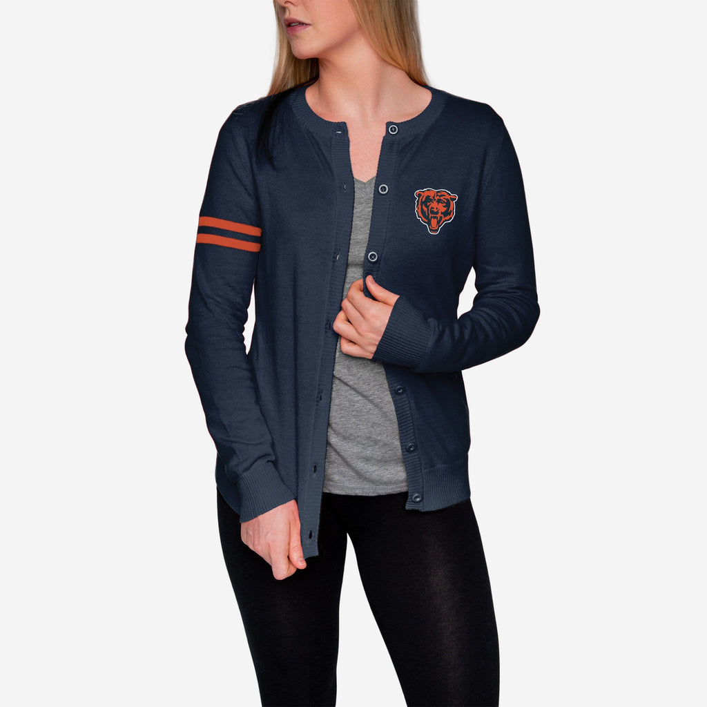 Chicago Bears Womens Varsity Cardigan FOCO - FOCO.com