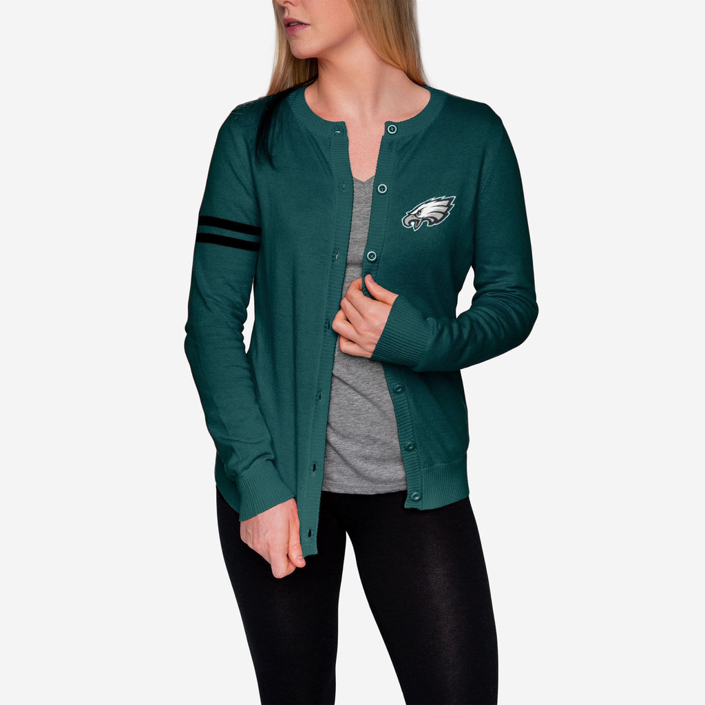 Philadelphia Eagles Womens Varsity Cardigan FOCO - FOCO.com