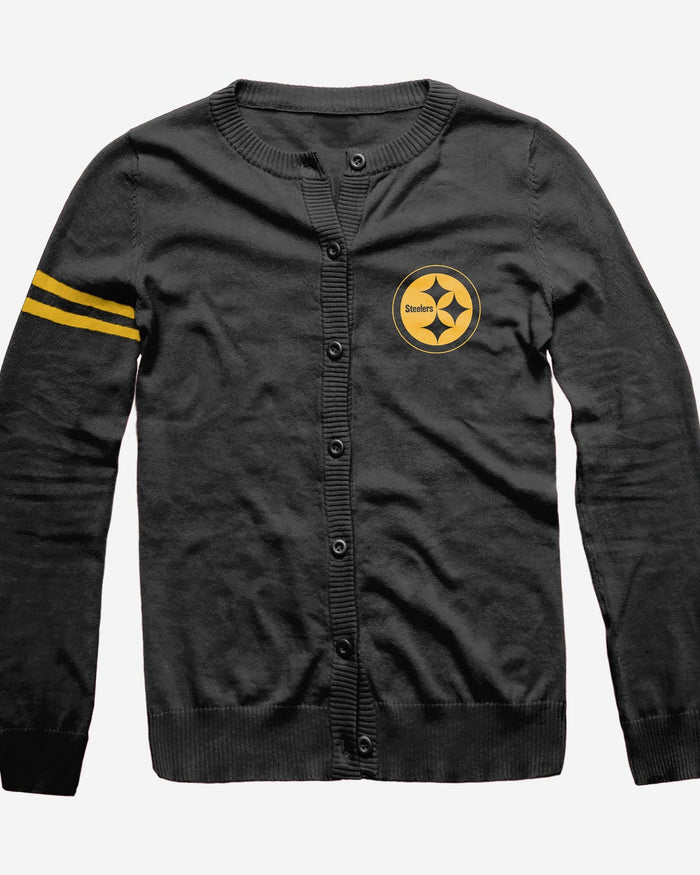 Pittsburgh Steelers Womens Varsity Cardigan FOCO - FOCO.com