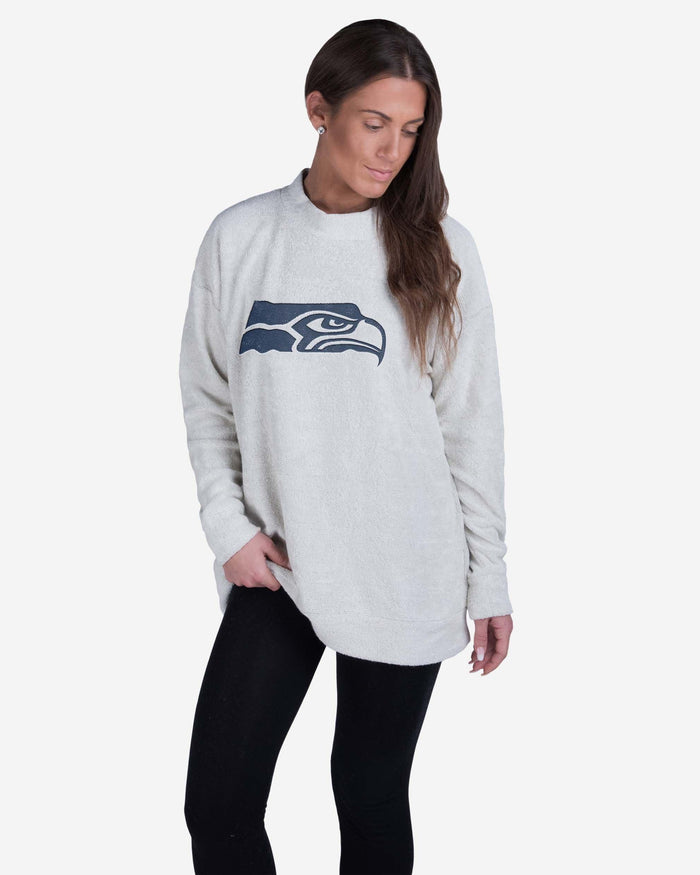 Seattle Seahawks Womens Oversized Comfy Sweater FOCO - FOCO.com