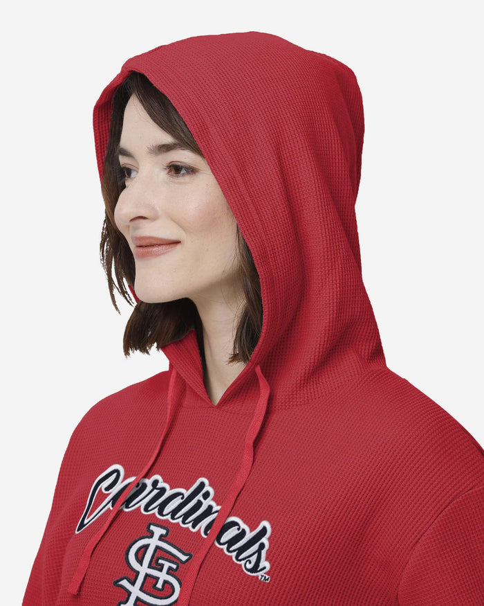 St Louis Cardinals Womens Waffle Lounge Sweater FOCO - FOCO.com