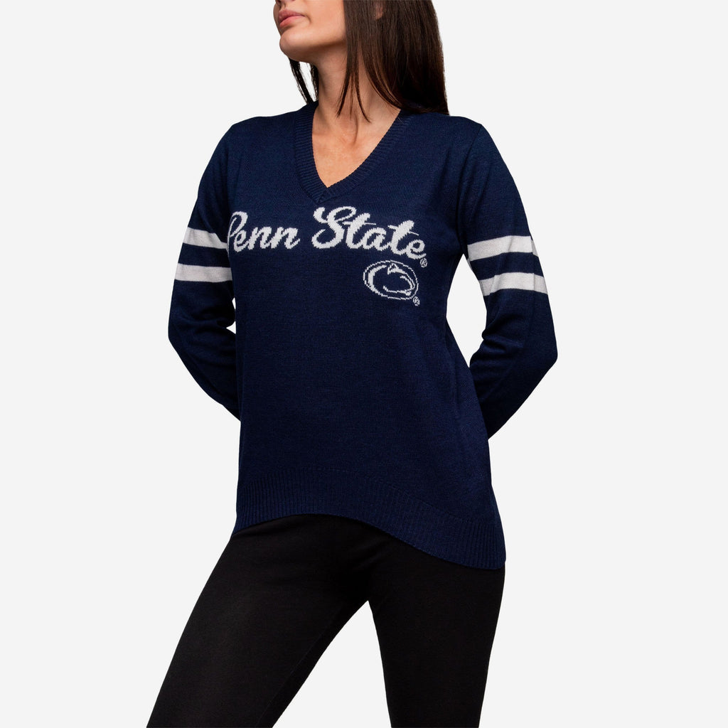 Penn State Nittany Lions Womens Vintage Stripe Sweater FOCO - FOCO.com