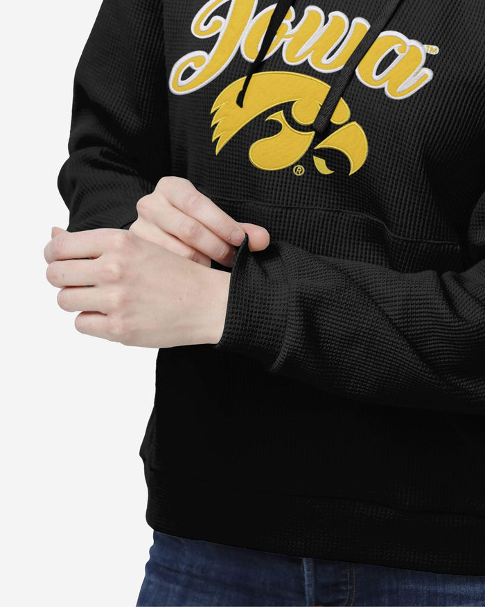 Iowa Hawkeyes Womens Waffle Lounge Sweater FOCO - FOCO.com