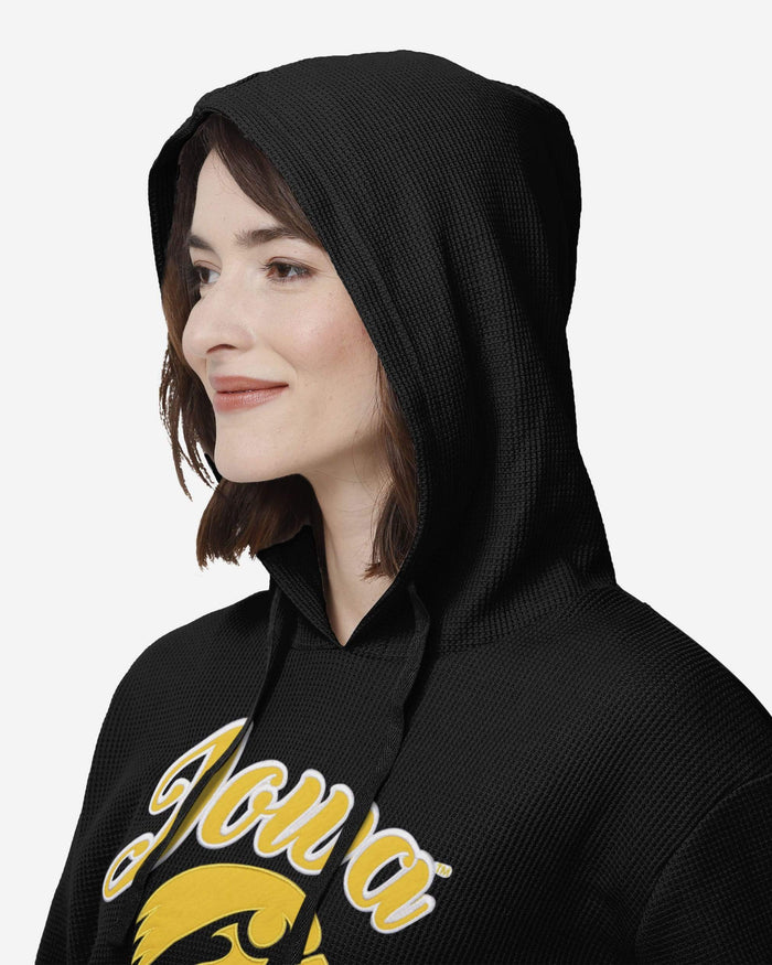 Iowa Hawkeyes Womens Waffle Lounge Sweater FOCO - FOCO.com