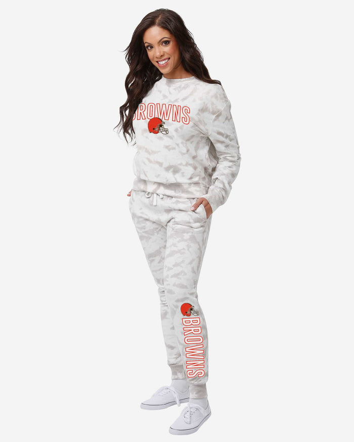 Cleveland Browns Womens Cloud Coverage Sweater FOCO - FOCO.com