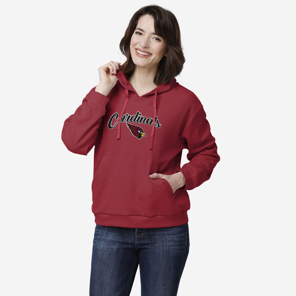 Arizona Cardinals Womens Waffle Lounge Sweater FOCO S - FOCO.com