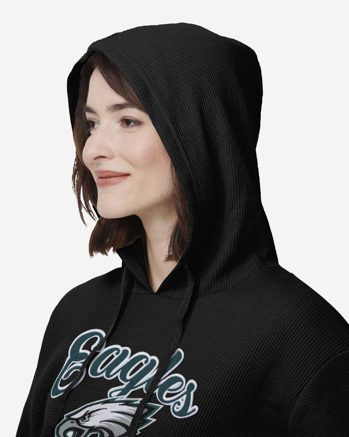 Philadelphia Eagles Womens Waffle Lounge Sweater FOCO - FOCO.com