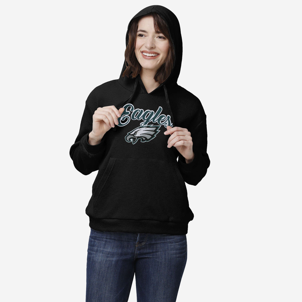 Philadelphia Eagles Womens Waffle Lounge Sweater FOCO S - FOCO.com