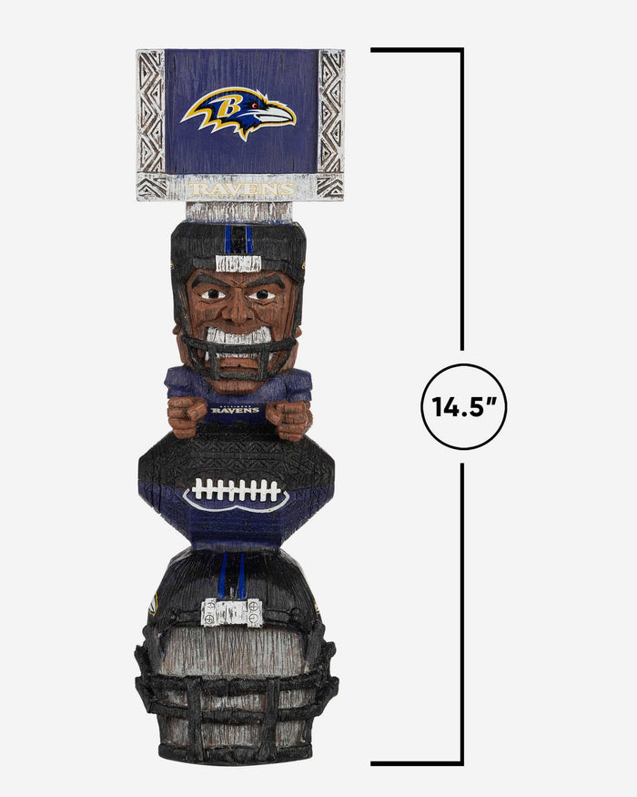 Baltimore Ravens Tiki Totem Figurine FOCO - FOCO.com