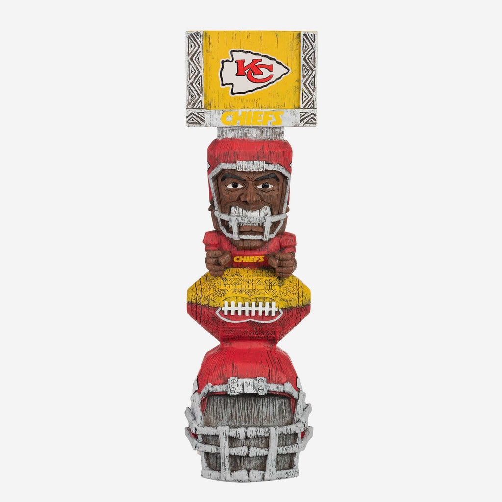 Kansas City Chiefs Tiki Totem Figurine FOCO - FOCO.com