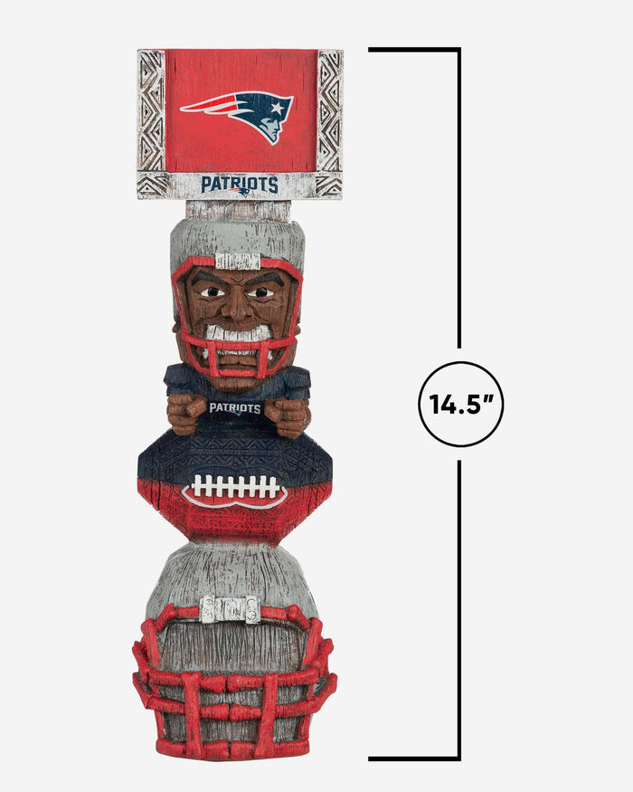 New England Patriots Tiki Totem Figurine FOCO - FOCO.com