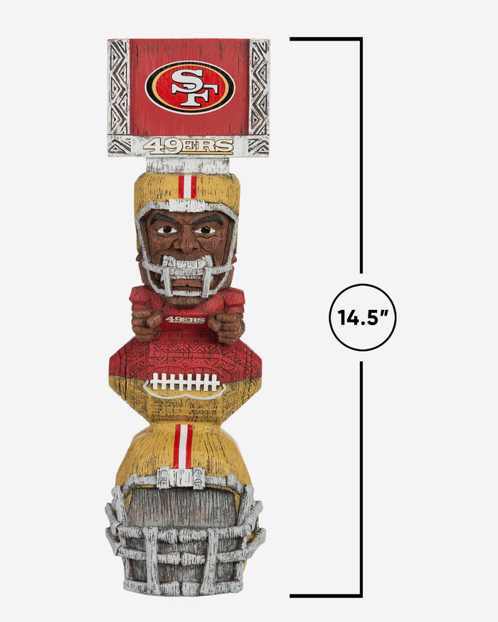 San Francisco 49ers Tiki Totem Figurine FOCO - FOCO.com