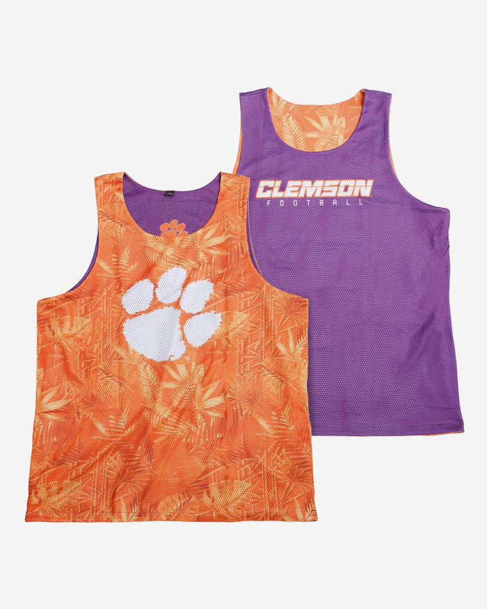 Clemson Tigers Reversible Floral Change-Up Sleeveless Top FOCO - FOCO.com