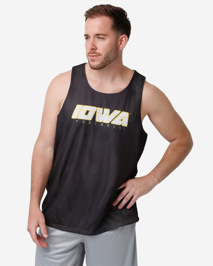 Iowa Hawkeyes Reversible Floral Change-Up Sleeveless Top FOCO - FOCO.com