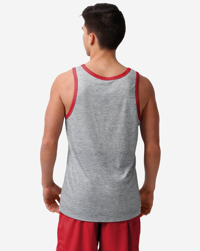 Kansas City Chiefs Gray Wordmark Sleeveless Top FOCO - FOCO.com