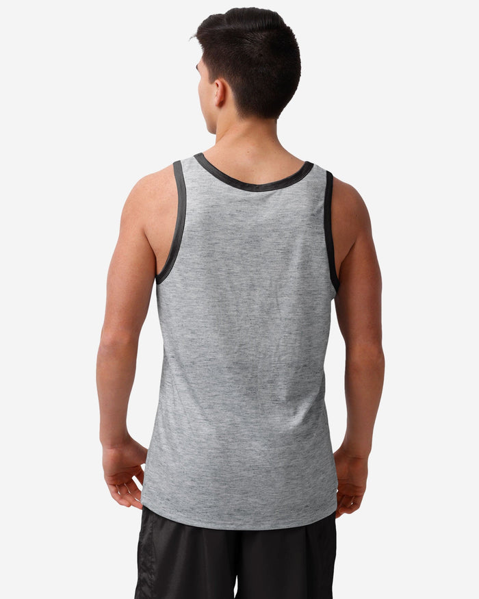 Las Vegas Raiders Gray Wordmark Sleeveless Top FOCO - FOCO.com