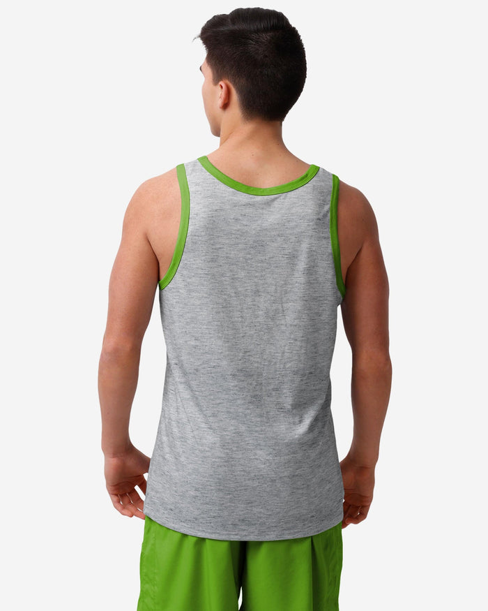 Seattle Seahawks Gray Wordmark Sleeveless Top FOCO - FOCO.com