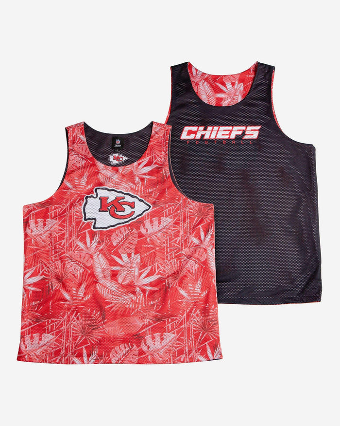 Kansas City Chiefs Reversible Floral Change-Up Sleeveless Top FOCO - FOCO.com