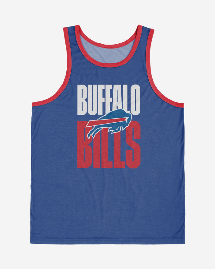 Buffalo Bills Solid Wordmark Sleeveless Top FOCO - FOCO.com