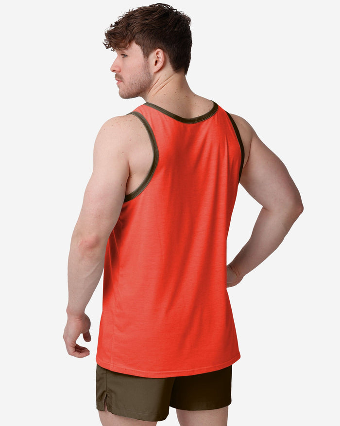 Cleveland Browns Solid Wordmark Sleeveless Top FOCO - FOCO.com