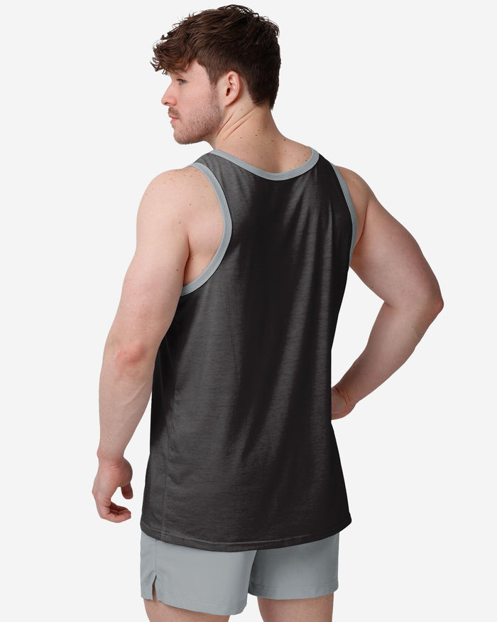 Las Vegas Raiders Solid Wordmark Sleeveless Top FOCO - FOCO.com