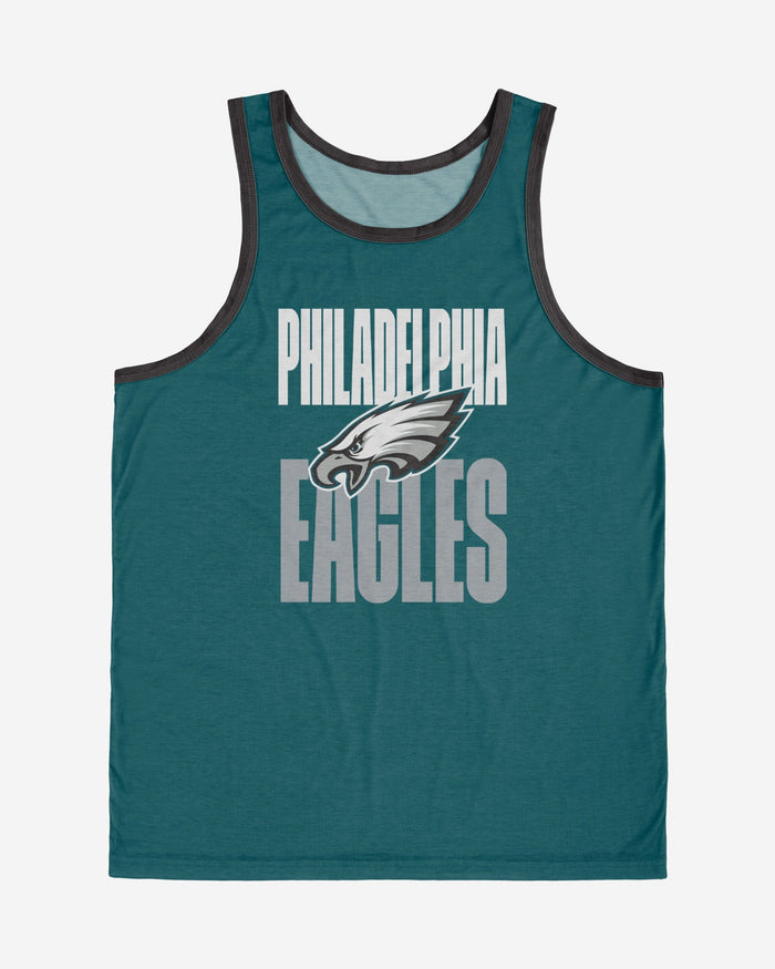 Philadelphia Eagles Solid Wordmark Sleeveless Top FOCO - FOCO.com