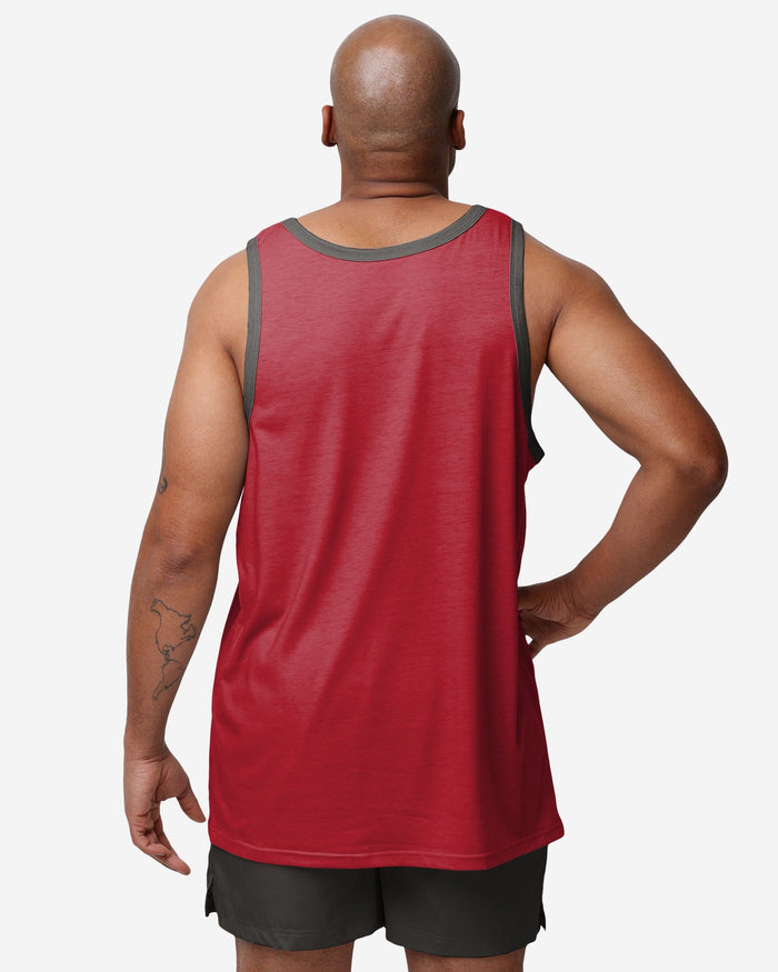 Tampa Bay Buccaneers Solid Wordmark Sleeveless Top FOCO - FOCO.com