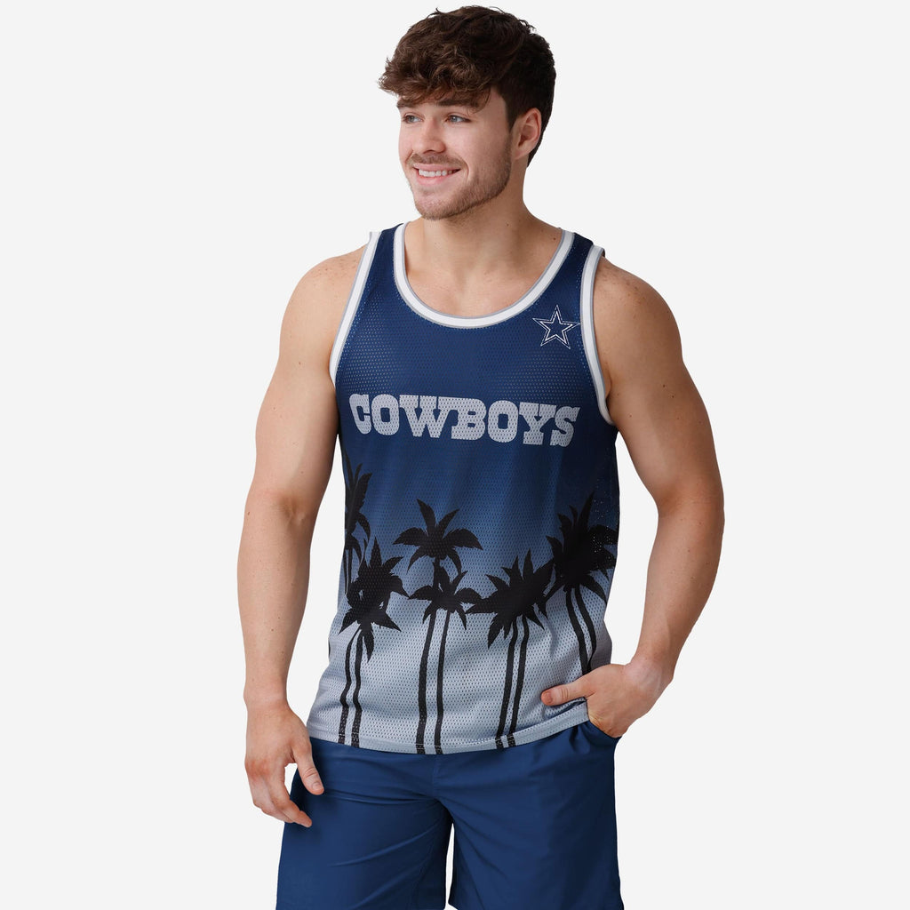 Dallas Cowboys Sunset Sleeveless Top FOCO S - FOCO.com