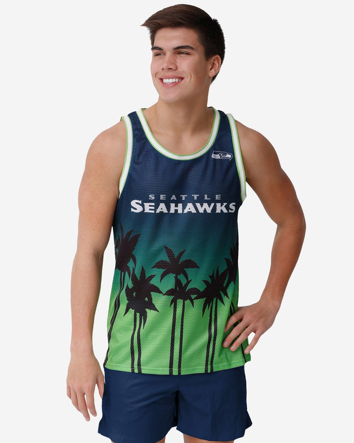 Seattle Seahawks Sunset Sleeveless Top FOCO S - FOCO.com